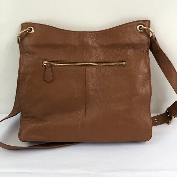 Clements Rebeiro Black - Brown Leather Crossbody Purse - Picture 2 of 10